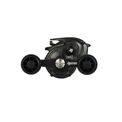 Abu Garcia Beast Low Profile Baitcasting Reel | Freshwater & Saltwater Predator Casting Fishing Reel | Power Stack Carbon Drag | Aluminium Body | 4.8:1 Gear Ratio | 4000 | Left Hand
