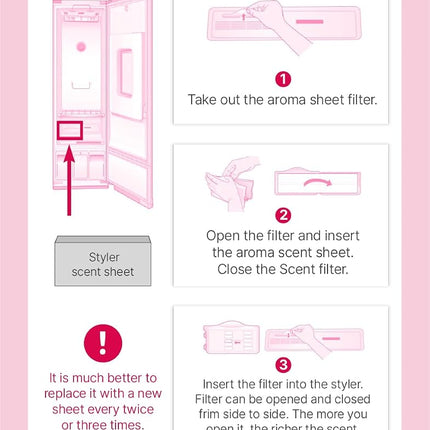 ADDY & PLUSY [Pack of 2] LE CHATELARD Styler Sheet Peony Bouquet (20 Sheets)
