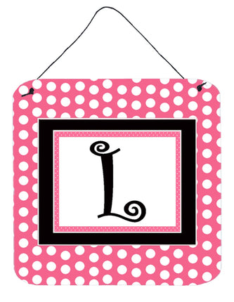 Caroline's Treasures Letter L Initial with Pink/Bl