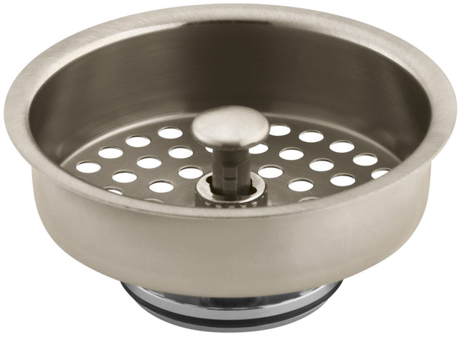 KOHLER K-8803-BV Duostrainer Basket Strainer, Vibr
