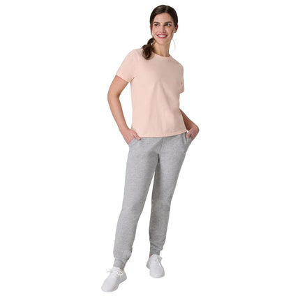 Hanes EcoSmart Joggers, Midweight Cotton-Blend Fleece Sweatpants for Women, Light Steel, XXL