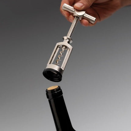 Westmark Bell Corkscrew with Cork Scraper, Monopol Edition, Steel/Zinc Die-Cast, Chianti, Matte Finish, 62553380