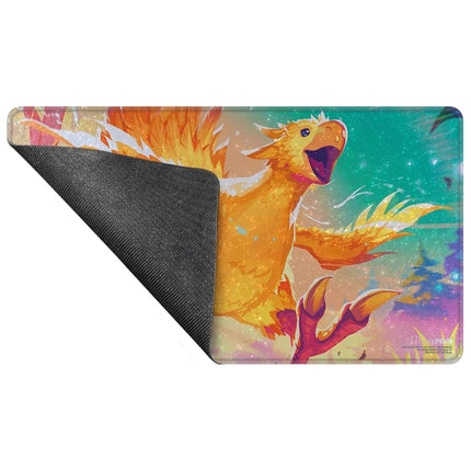 Final Fantasy x Universes Beyond Traveling Chocobo (Golden) Holofoil Playmat for Magic: The Gathering
