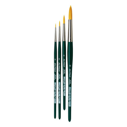 Da Vinci 4219 Series Synthetic Brush Set, Bristle, Green/Blue/Black, 30 x 30 x 30 cm