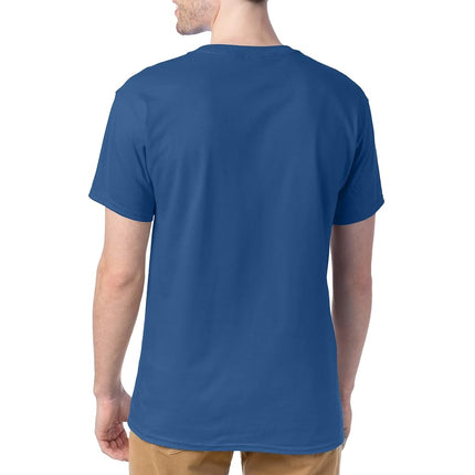 Hanes Men's ComfortSoft T-Shirt (Pack of 4),Denim Blue,XX-Large
