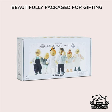 Le Toy Van My Family Set of 4 Budkin Figures, 4 inches (P053)
