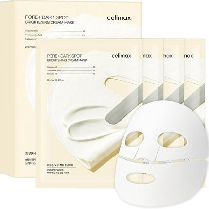 celimax Pore+Dark Spot Brightening Cream Mask 4EA 