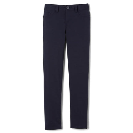 Pantalones ajustados de punto Ponte para niña French Toast, color azul marino, 4 años