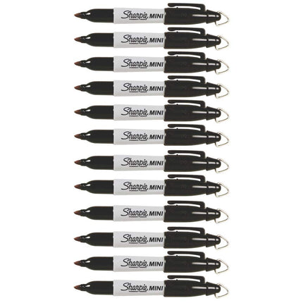 Sharpie Mini Permanent Markers, Fine Point, 12-Cou