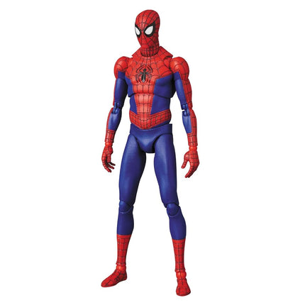 MEDICOM Toy MAFEX No.235 Spider-Man (Peter B Parker) Renewal Ver. Painted Action Figure, Approximately 160mm in Height.