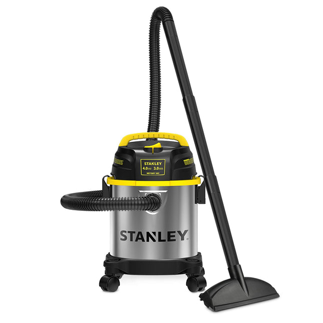 STANLEY 3 Gallon Wet Dry Vacuum, Powerful 4 Peak H