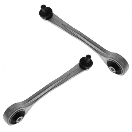TRQ Front Upper Control Arm with Ball Joint Driver & Passenger Side Compatible with 2010-2016 Audi S4 S5 A4 & Quattro 2010-2014 A5 2008-2017 A5 Quattro 2012-2017 Q5 2013-2015 RS5 2014-2017 SQ5