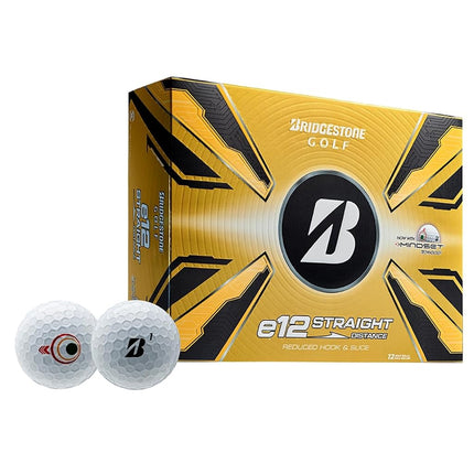 Bridgestone Golf 2025 e12 Straight White, Dozen