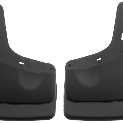 Husky Liners Fits 2004-14 Ford F-150 - with OEM Fender Flares and with running boards Custom Front Mud Guards,Black,56591