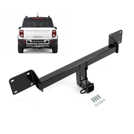 ALMULOO Trailer Hitch Class 3 2inch Receiver Compatible with 2021-2022 Ford Bronco Sport, Except First Edition Powder Coated Black Steel Material Replacement for 1347
