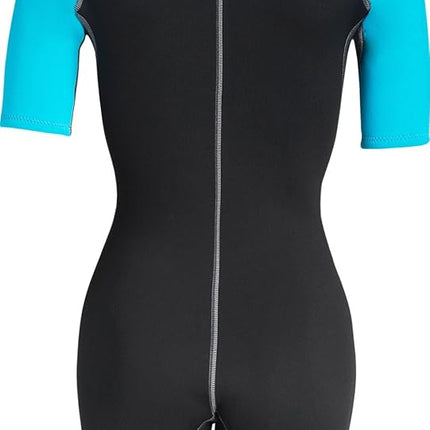 Cressi Lido Lady Shorty Wetsuit - Women's Shorty Wetsuit for Snorkelling, Swimming and Water Sports, in 2mm Ultra Stretch Neoprene