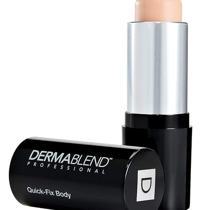Dermablend Quick Fix Body Foundation Stick - Provides Natural, Non-Cakey Finish - Flawless Coverage For Skin Imperfections - Post Laser And Surgical Use - Long Lasting Coverage - 0C Linen - 12 G
