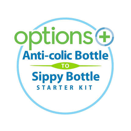 Dr. Brown's 270ml Wide-Neck Transition Bottle - Blue Rainbow