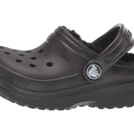 Crocs Unisex Kids Clog, Classic Lined Clog T, Blac