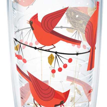 Tervis 1318911 Cardinals Insulated Tumbler with Wrap and Lid 16 oz - Tritan Clear