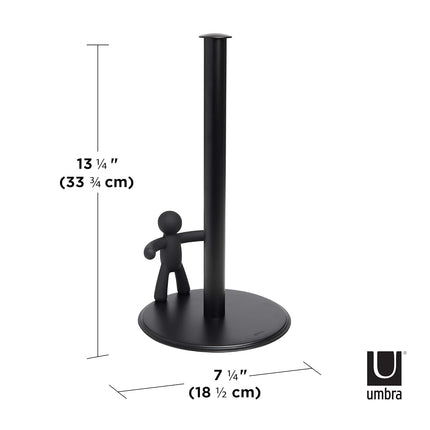 Umbra Buddy Countertop Paper Towel Holder, Black