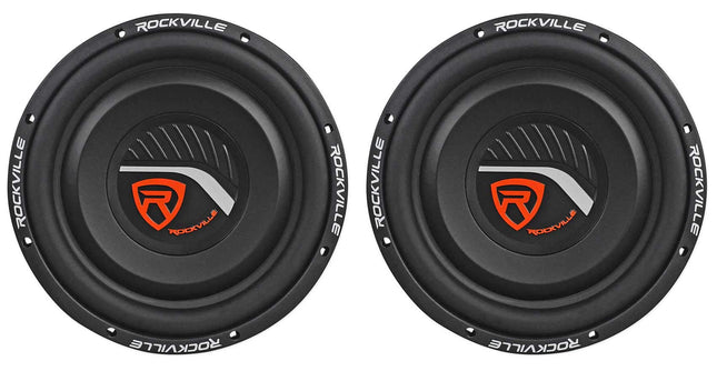 2 Rockville W12T4S2 12" Shallow Mount 1400w Car Su