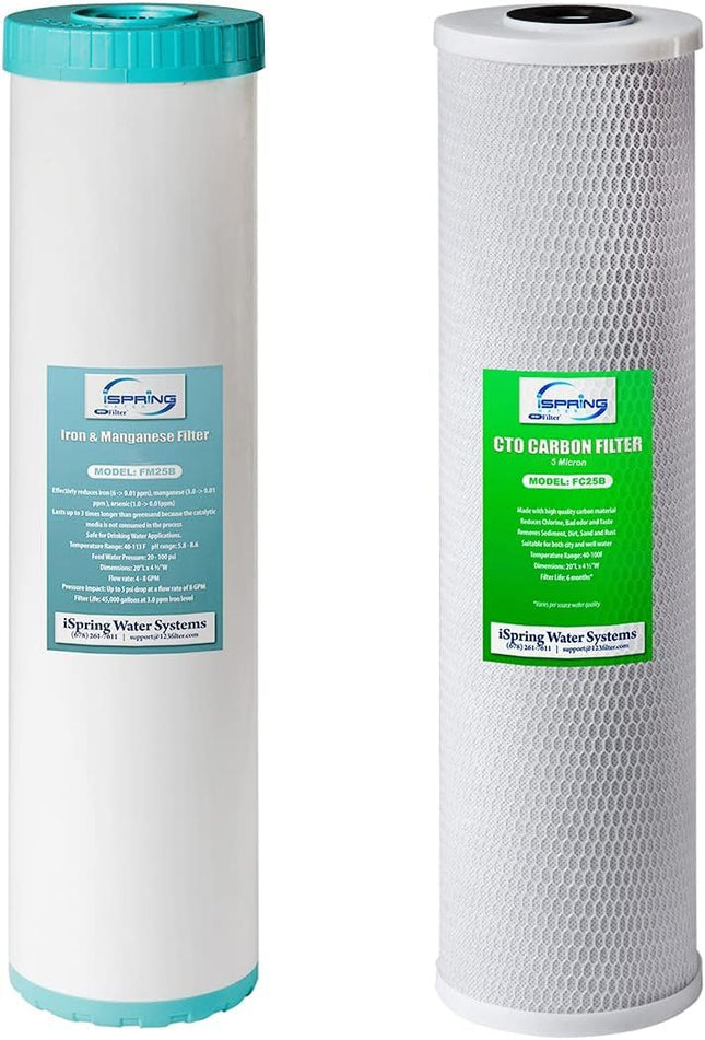 iSpring F2WGB22BM 4.5� x 20� 2-Stage Whole House W