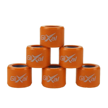 Glixal ATKS-04021 Ensemble de galets de variateur de course haute performance 18x14mm 152QMI 157QMJ GY6 Scooter Cyclomoteur VTT Go-Kart 125cc 150cc (13 grammes)