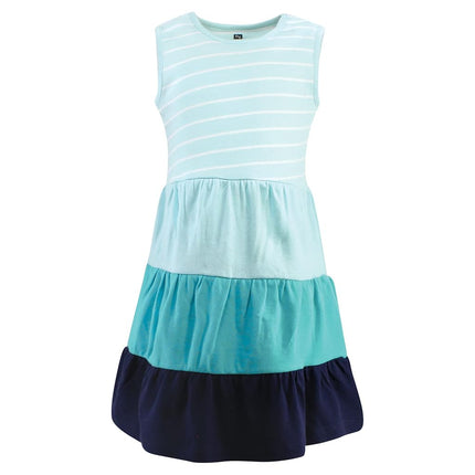 Robes en coton Hudson Baby pour bébés filles, léopard corail menthe, 12-18 mois