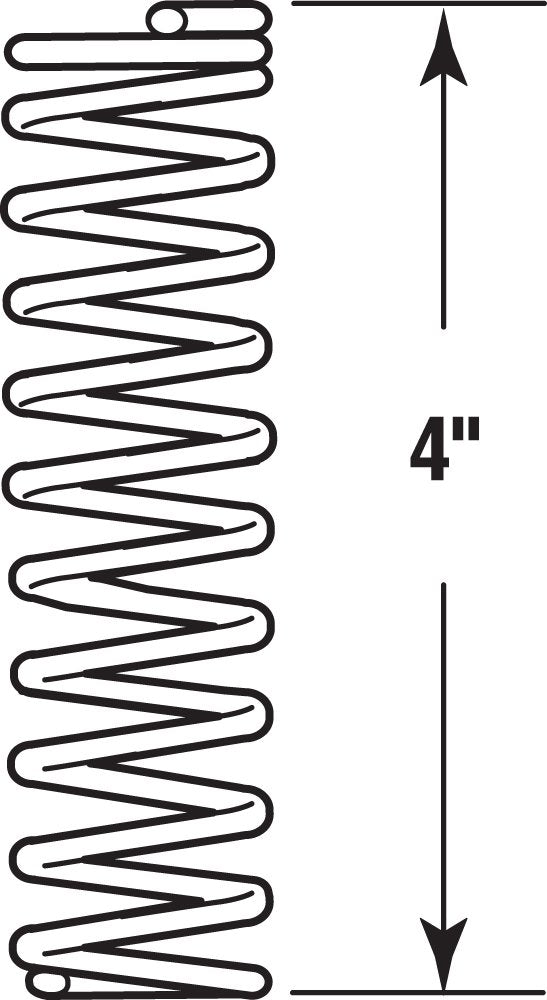Prime-Line Products SP 9713 Spring, Compression, 7/8-Inch by 4-Inch, .080 Diameter
