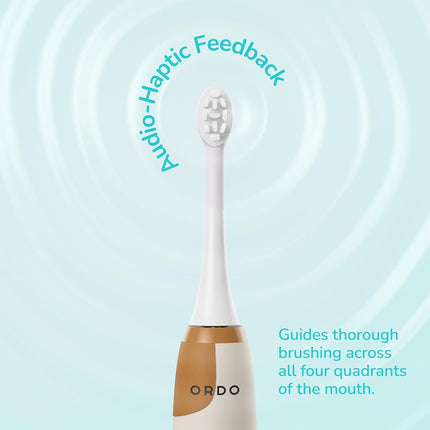 Ordo Squishmallows Electric Toothbrush, Sonic, Rechargeable, 3 Modes, 5+ Weeks Battery, Extra Head, Kids 4+, Cam