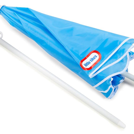 Little Tikes Easy Store Junior Picnic Table with Umbrella, Blue/Green by Little Tikes