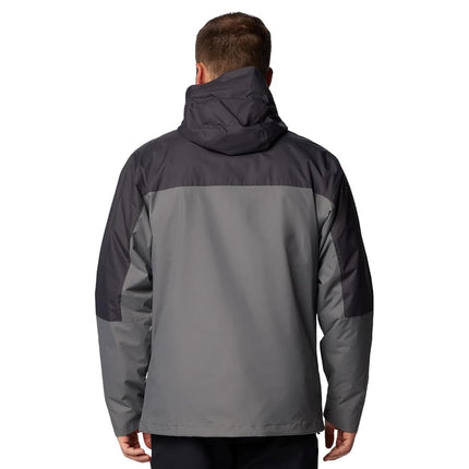 Columbia Men's Tunnel Falls II Interchange Jacket, City Grey/Shark, Large, City Grey/Shark, Large