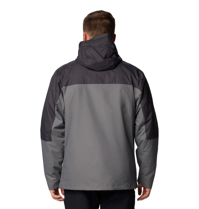 Columbia Men's Tunnel Falls II Interchange Jacket, City Grey/Shark, Large, City Grey/Shark, Large