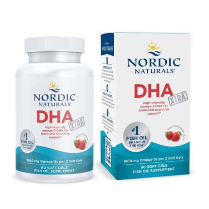 Nordic Naturals DHA Xtra Strawberry 60ct