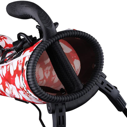 Orlimar Pitch 'n Putt Lightweight Sunday Golf Bag with Stand for Women, Ultra-Light Carry Design, Two-Way Divider Top, Shoulder Strap, Compact Golf Club Bag, Tropical Floral