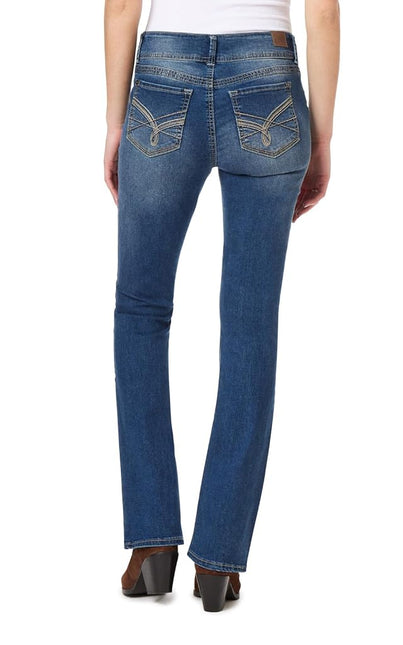 WallFlower Women's Instastretch Luscious Curvy Bootcut Jeans, Magic, 7 Long