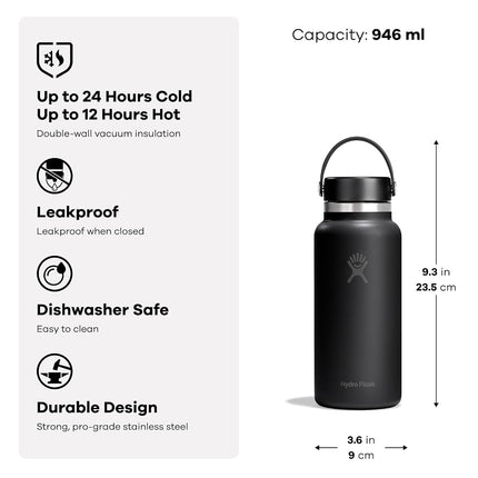Hydro Flask – Wide Flex Cap 946 ml (32 oz) Bottle