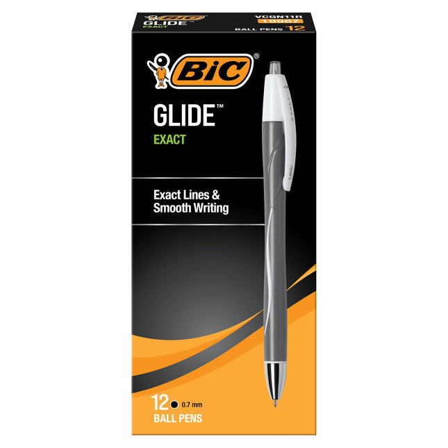 BIC Atlantis Exact Retractable Ball Pen, Fine Poin