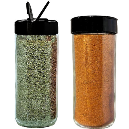 JARMING COLLECTIONS 16oz Glass Spice Shakers with 