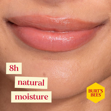 Burt's Bees 100% Natural Moisturising Tinted Lip Balm, Zinnia with Shea Butter and Botanical Waxes, 4.25g