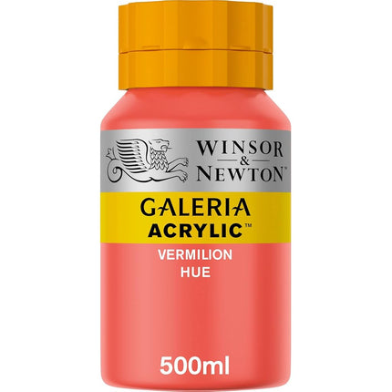 Winsor & Newton, Galeria Acrylic, Vermilion Hue, 500ml