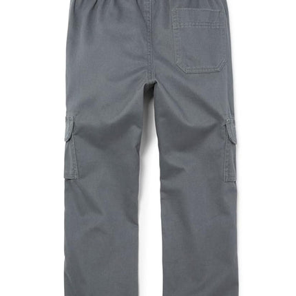 The Children's Place Boys' Pull on Cargo Pants, Flax, 20 Husky
