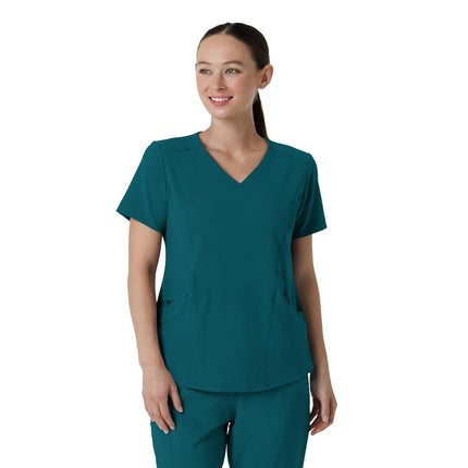 WonderWink Women's Plus-Size Wonderwork V-Neck Scr