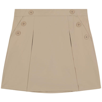 Nautica Girls' School Uniform Stretch Poplin Scoot