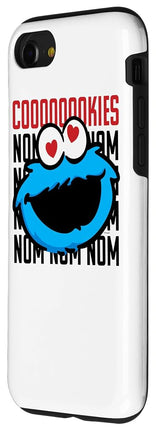 Coque iPhone SE (2020) / 7 / 8 Rue Sésame Cookie Monster Coooooookies