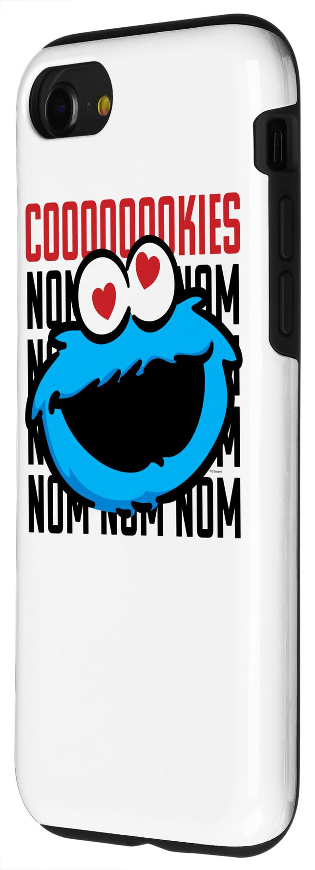 iPhone SE (2020) / 7 / 8 Sesame Street Cookie Monster Coooooookies Case