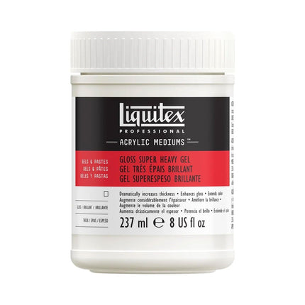 Liquitex Gloss Super Heavy Gel Medium, 8-Ounce