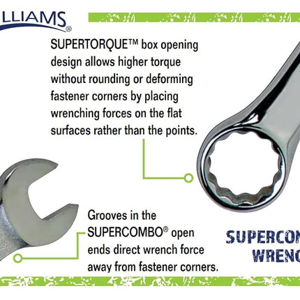 Williams 1232MSC Super Torque Combination Wrench, 32 Millimeter