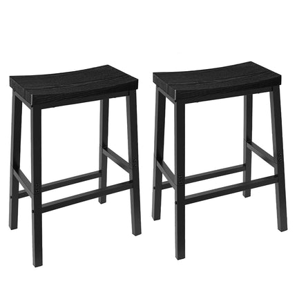HOOBRO Bar Stools, Set of 2 Bar Chairs, Saddle Sto